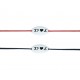 Set cu pandantive ovale de 15mm