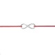 Bratara martisor cu infinit argint