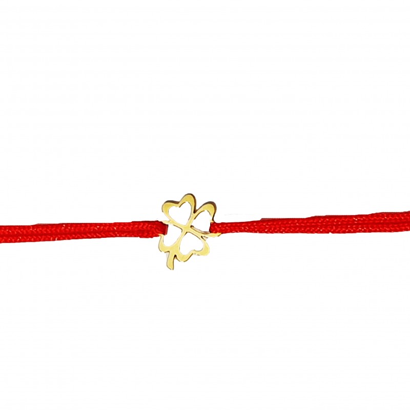 Bratara cu trifoi Aur 14k bebe