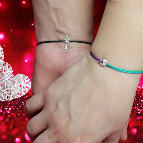 Set bratari cuplu Cheita si Lacateldin argint