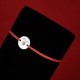 Bratara martisor cu banut de argint Noroc