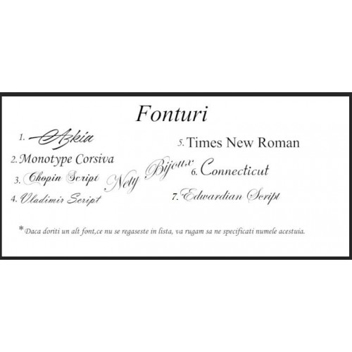 Set cu banuti de argint de 19mm